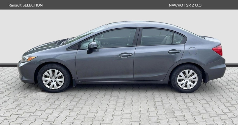 Honda Civic cena 32900 przebieg: 108975, rok produkcji 2012 z Górowo Iławeckie małe 379